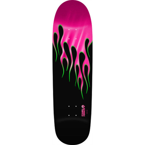 Powell - Nitro Hotrod Flames Pink Foil Old School Reissue Deck (9.33")